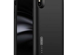 Husa Baterie Ultraslim iPhone X, iUni Joyroom 3500mAh, Black