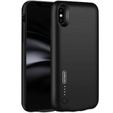 Husa Baterie Ultraslim iPhone X, iUni Joyroom 3500mAh, Black